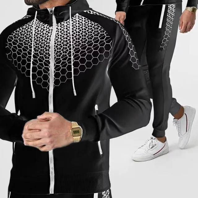 Fashion trend, luxury tracksuits for men distinctive