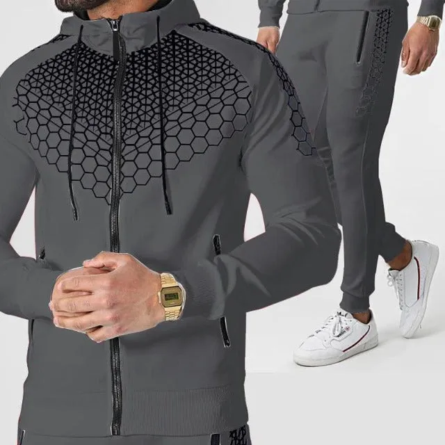 Fashion trend, luxury tracksuits for men distinctive