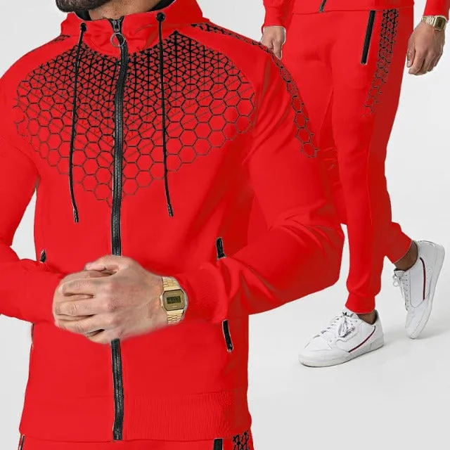 Fashion trend, luxury tracksuits for men distinctive