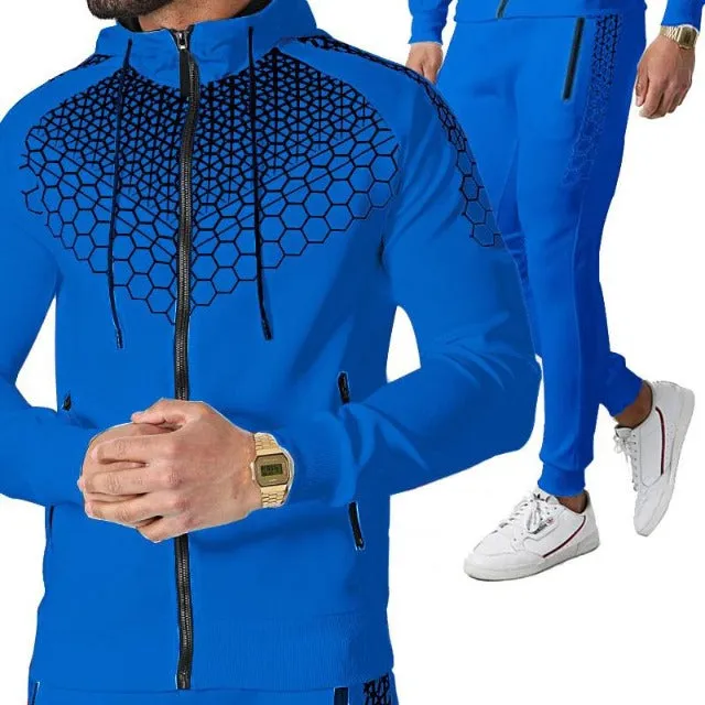Fashion trend, luxury tracksuits for men distinctive
