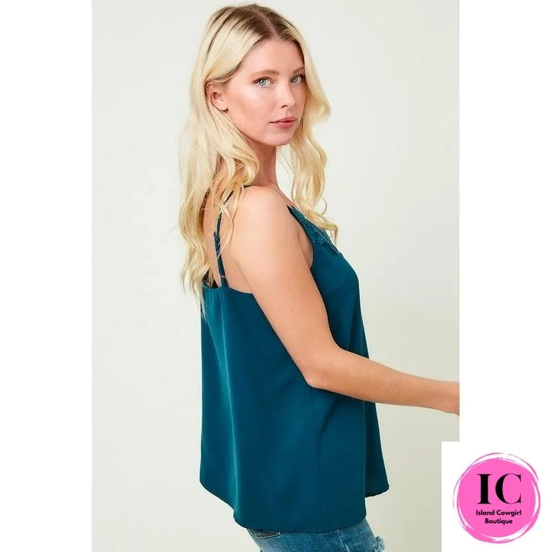 Feeling Confident Lace Tank Top
