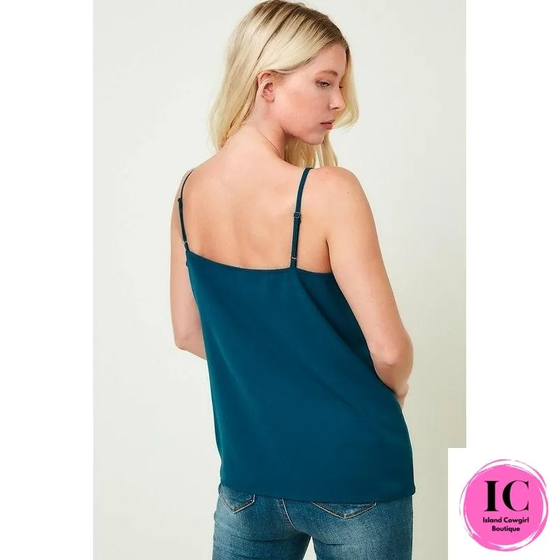 Feeling Confident Lace Tank Top