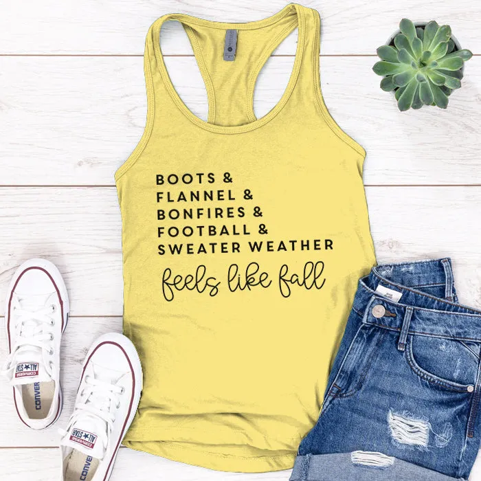 Feels Like Fall Premium Tank Top