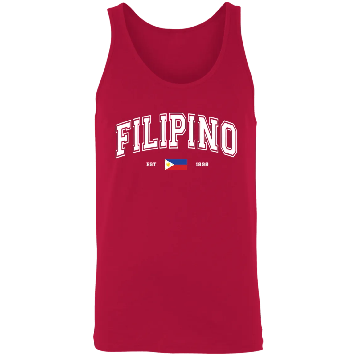 Filipino Est 1898 Unisex Cotton Tank Top