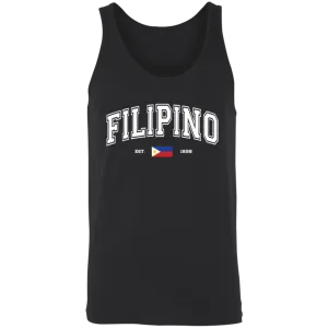 Filipino Est 1898 Unisex Cotton Tank Top