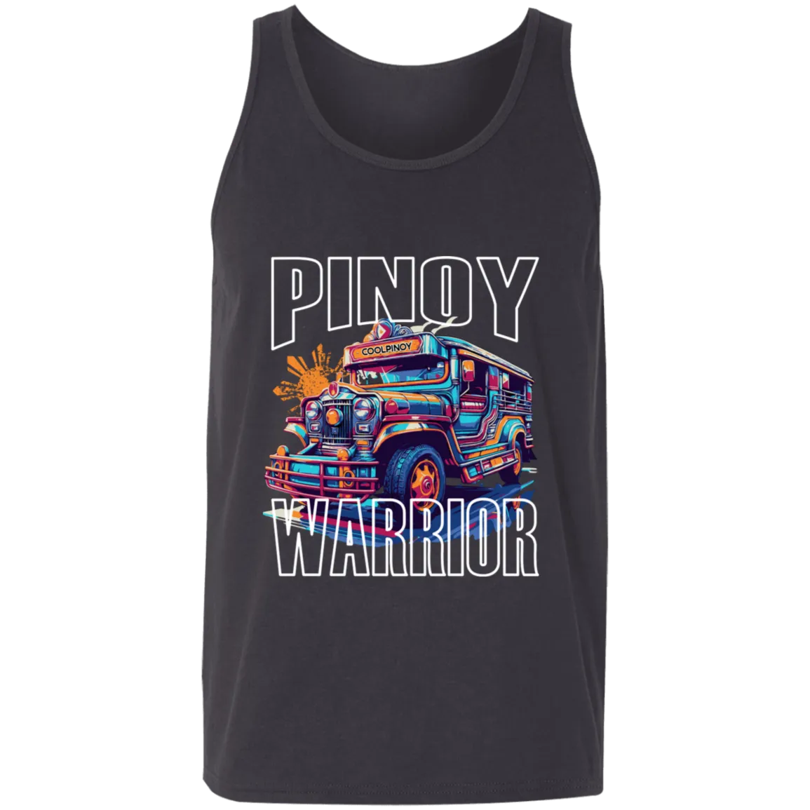 Filipino Warrior Jeepney Unisex Cotton Tank Top