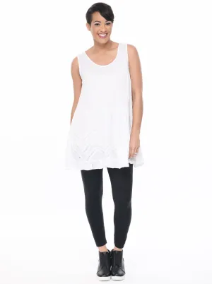 FINAL SALE CV332 Moana Tank in White*