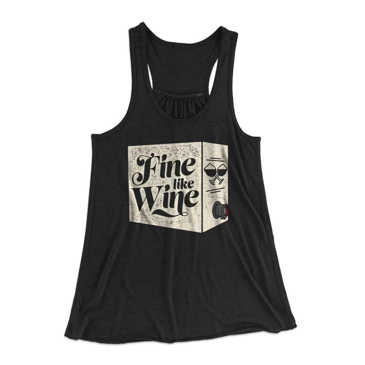 Fine Like Wine Women's Flowey Tank Top