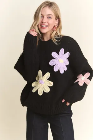 Floral Sweater