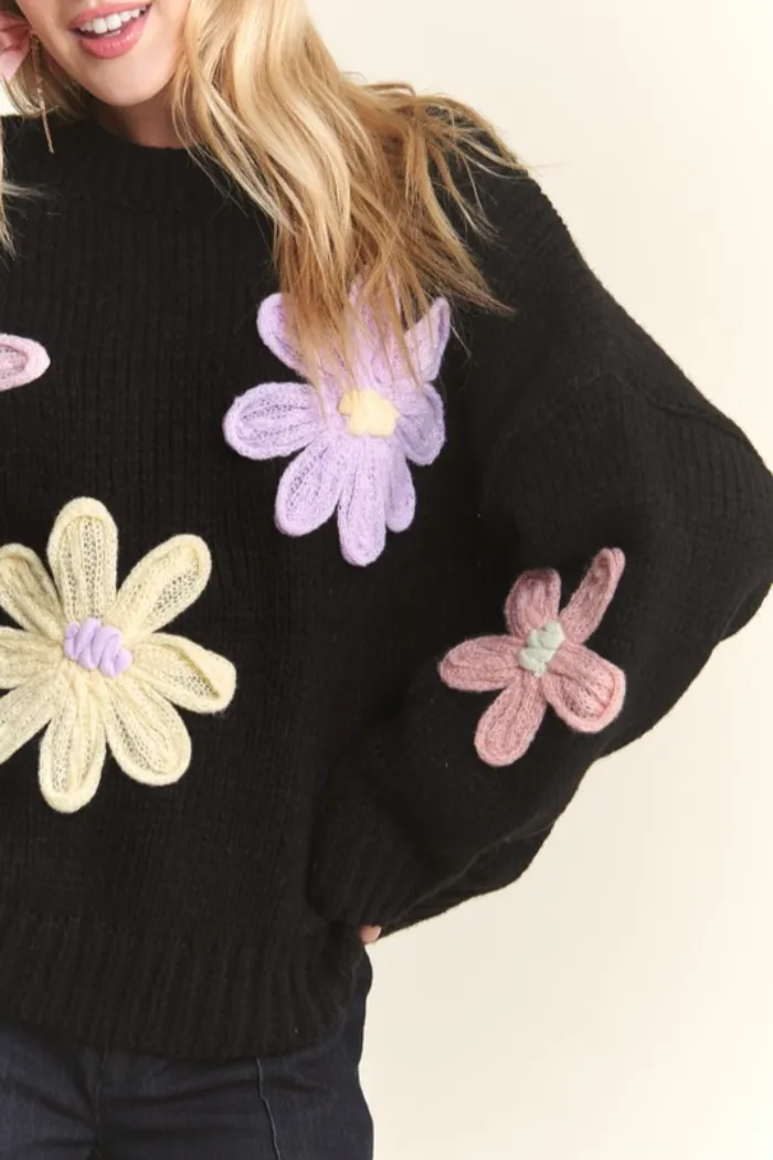 Floral Sweater
