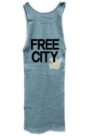 Free City Supervintage Tank Bluestorm