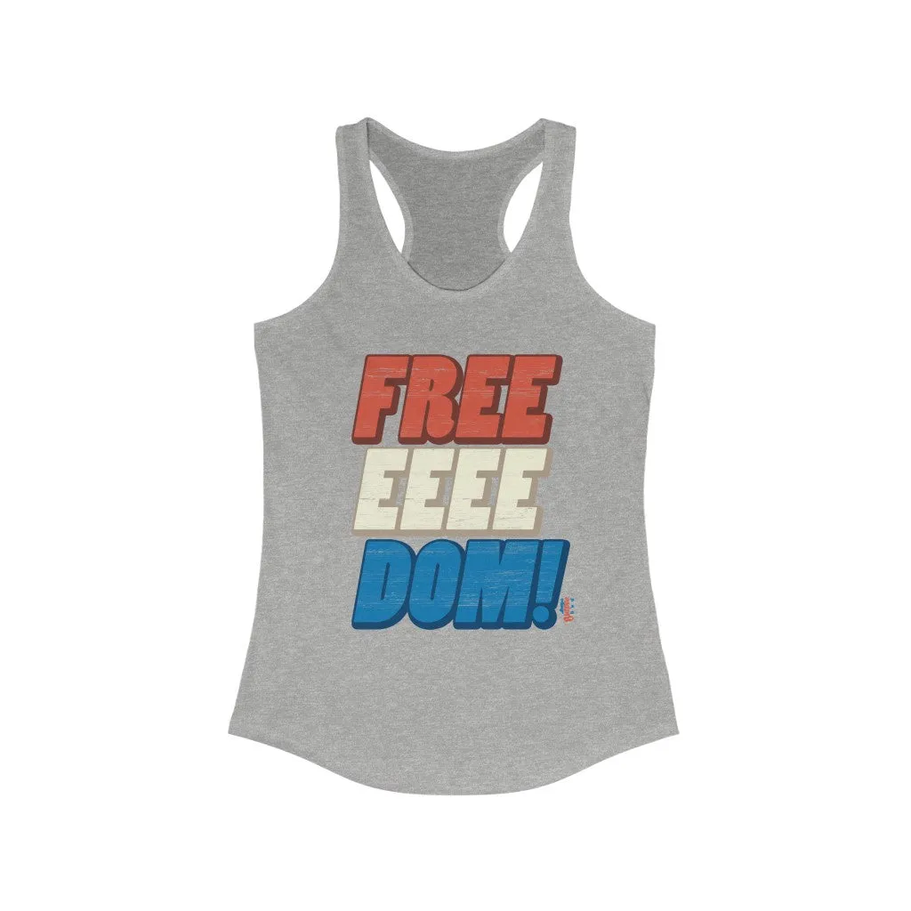 FREEEEEEDOM! - Womens Racerback Tank Tops