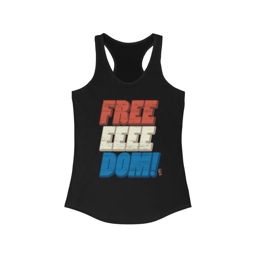 FREEEEEEDOM! - Womens Racerback Tank Tops