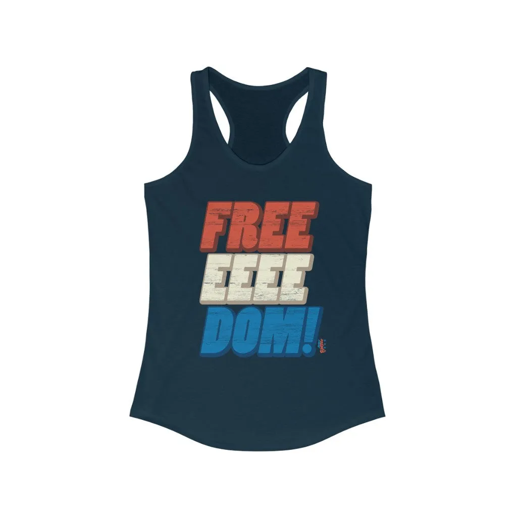 FREEEEEEDOM! - Womens Racerback Tank Tops