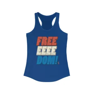 FREEEEEEDOM! - Womens Racerback Tank Tops