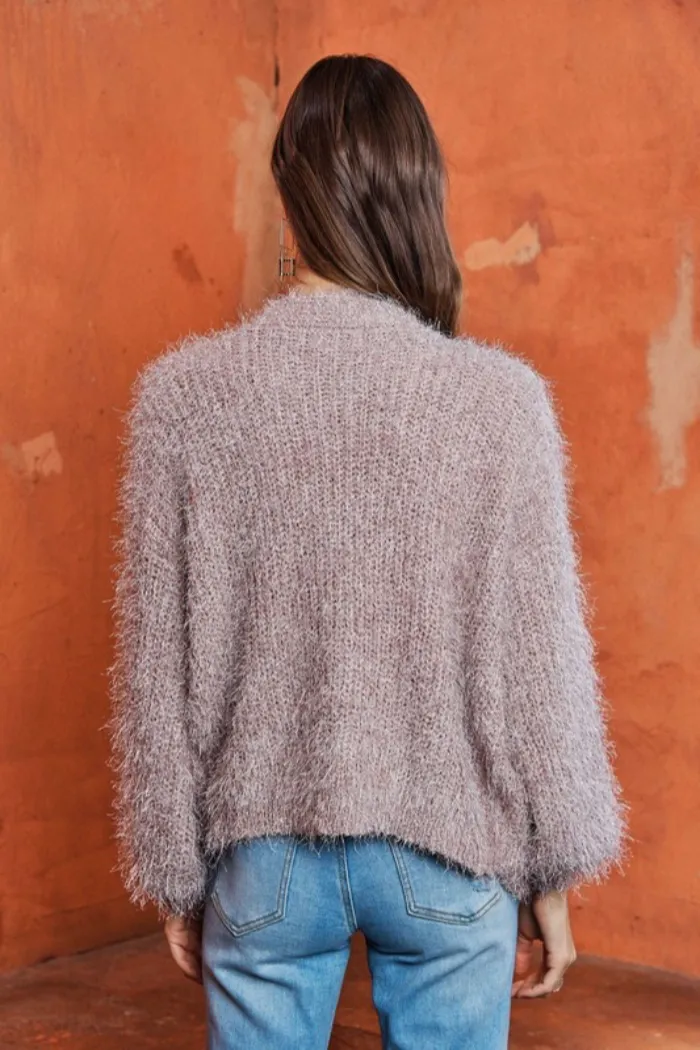 Fuzzy Cardigan