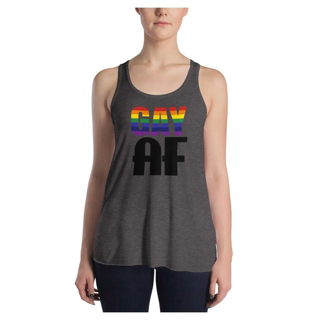 Gay AF Racerback Tank