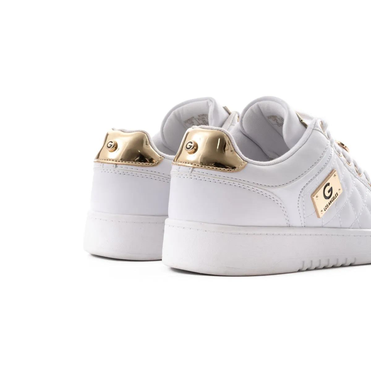 GBG Los Angeles PREPP Women's Tennis Shoes - WHTGLD