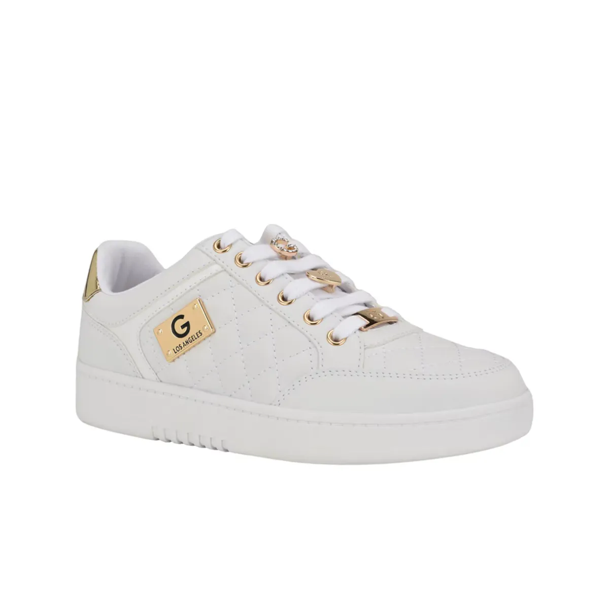 GBG Los Angeles PREPP Women's Tennis Shoes - WHTGLD