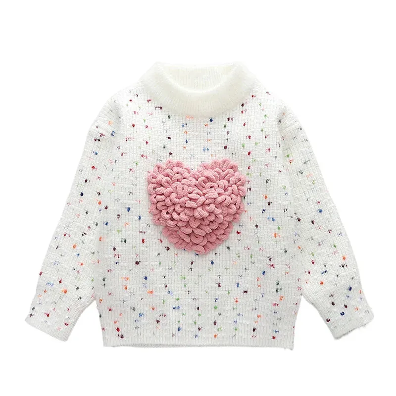 Girls Knitted Sweaters Coat