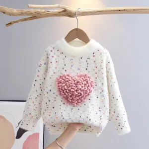 Girls Knitted Sweaters Coat