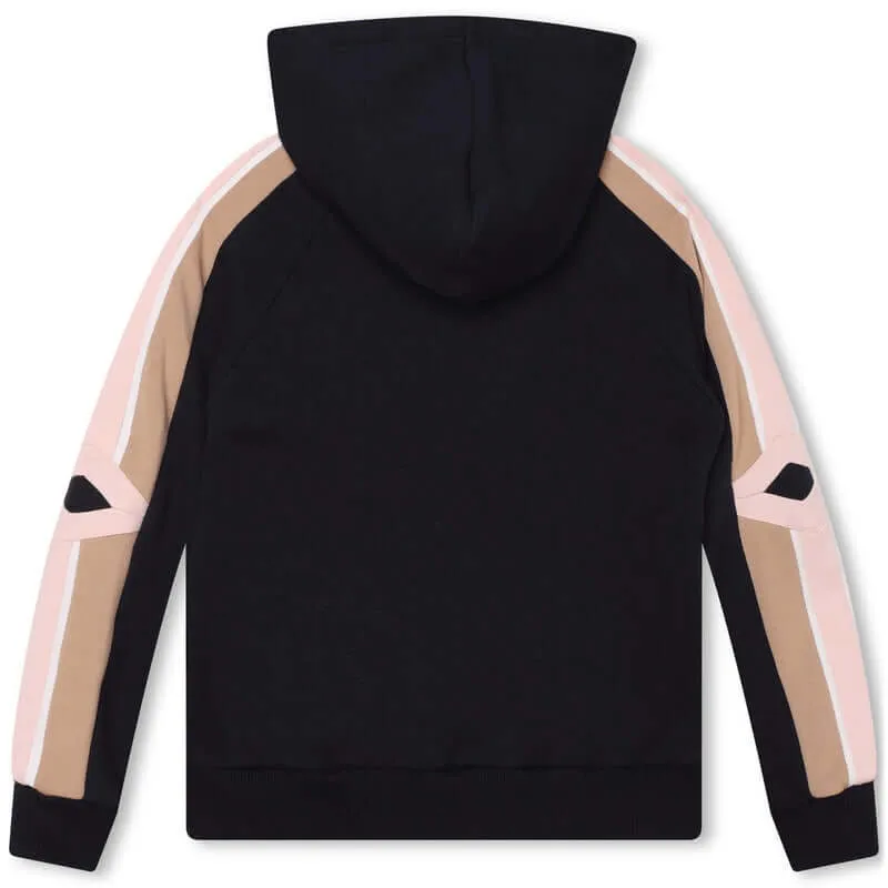 Girls Navy Organic Tracksuit