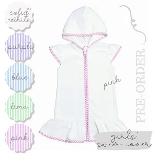 Girl's Terrycloth Swimsuit Cover Up