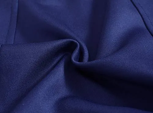 Gopune Men's Athletic Tracksuit Full Zip Warm Jogging Sweat Suits (Royal Blue,XS)