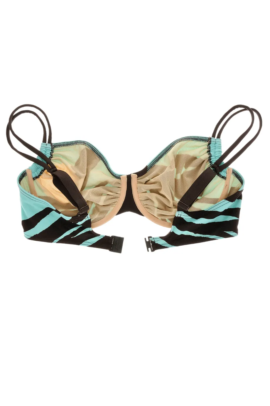 GOTTEX Brown Turquoise Printed Underwired Bikini