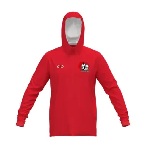 Grafton Basketball SlimFit HP Tech Stretch Zip Hoodie Red