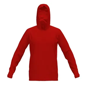 Grafton Basketball SlimFit HP Tech Stretch Zip Hoodie Red