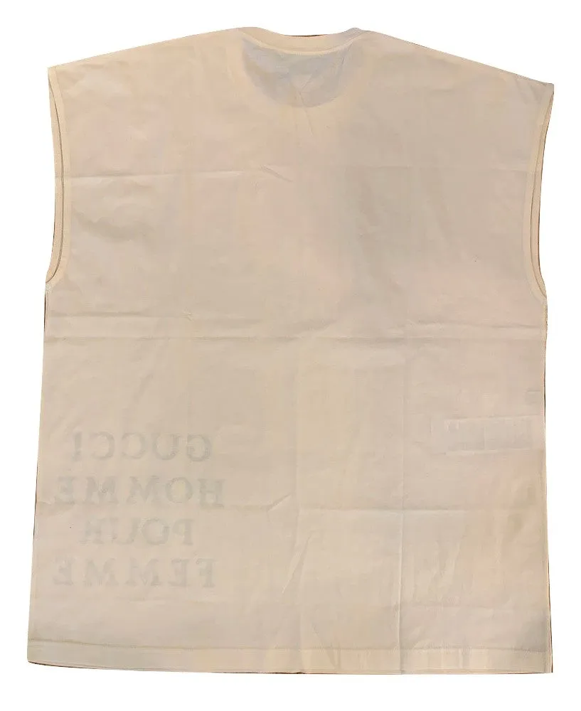 Gucci Homme Pour Femme Sleeveless T-shirt in White
