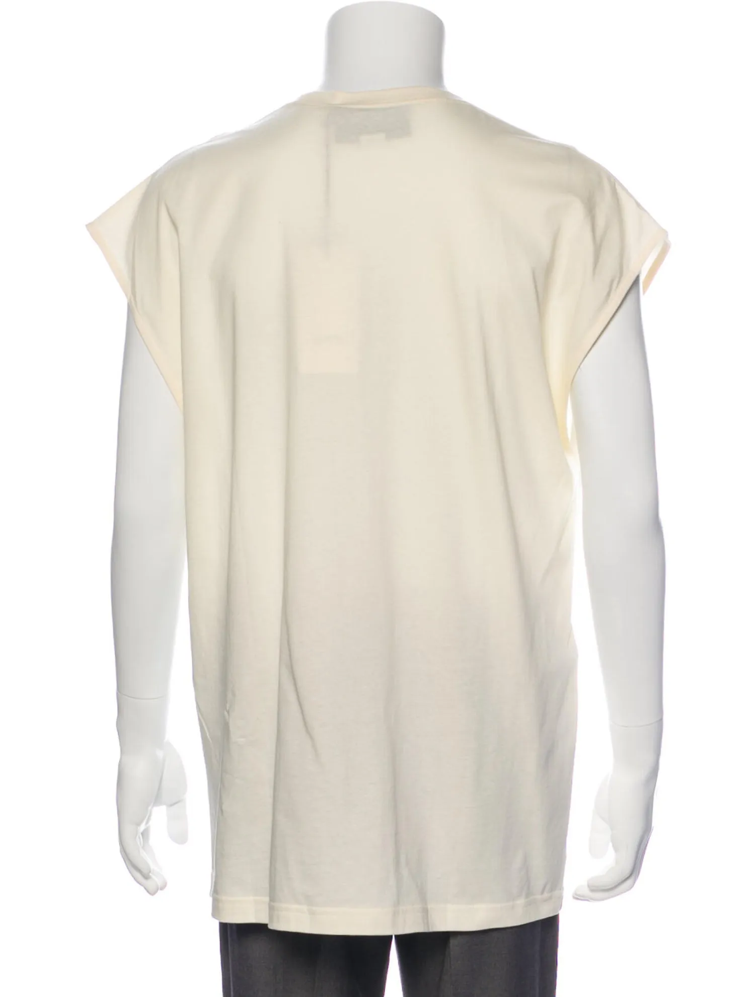 Gucci Homme Pour Femme Sleeveless T-shirt in White