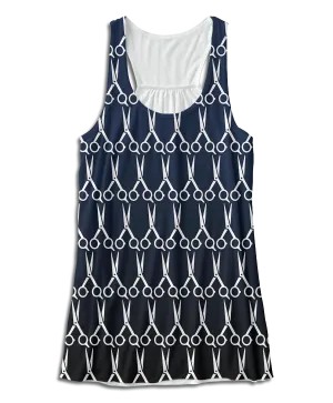 Hairstylist Scissors Racerback Tank Top