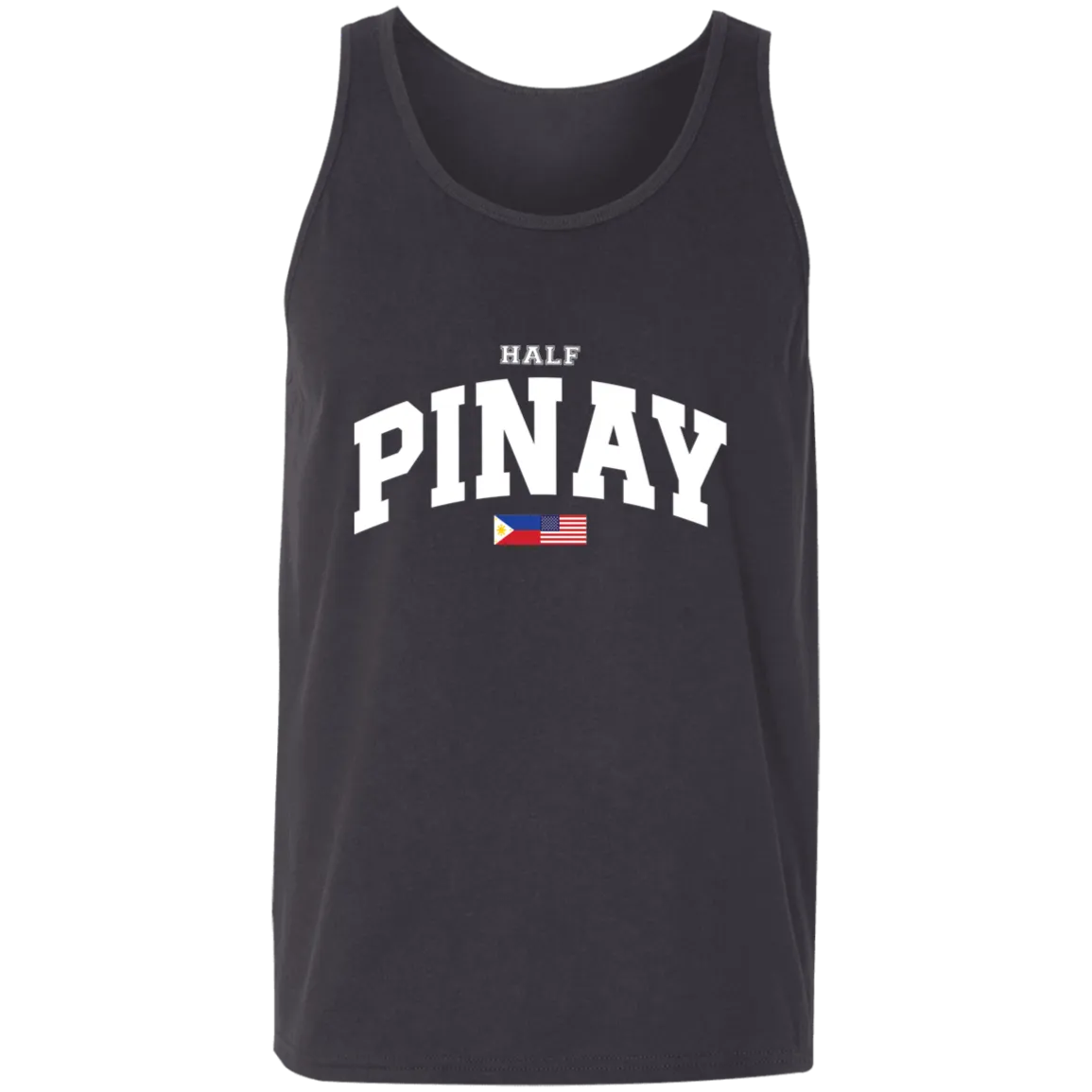 Half Pinay FILAM Flag Unisex Cotton Tank Top