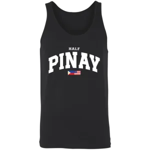 Half Pinay FILAM Flag Unisex Cotton Tank Top