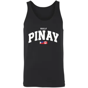 Half Pinay FILCAN Flag Unisex Cotton Tank Top