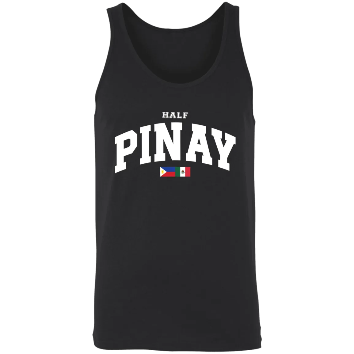 Half Pinay FILMEX Flag Unisex Cotton Tank Top