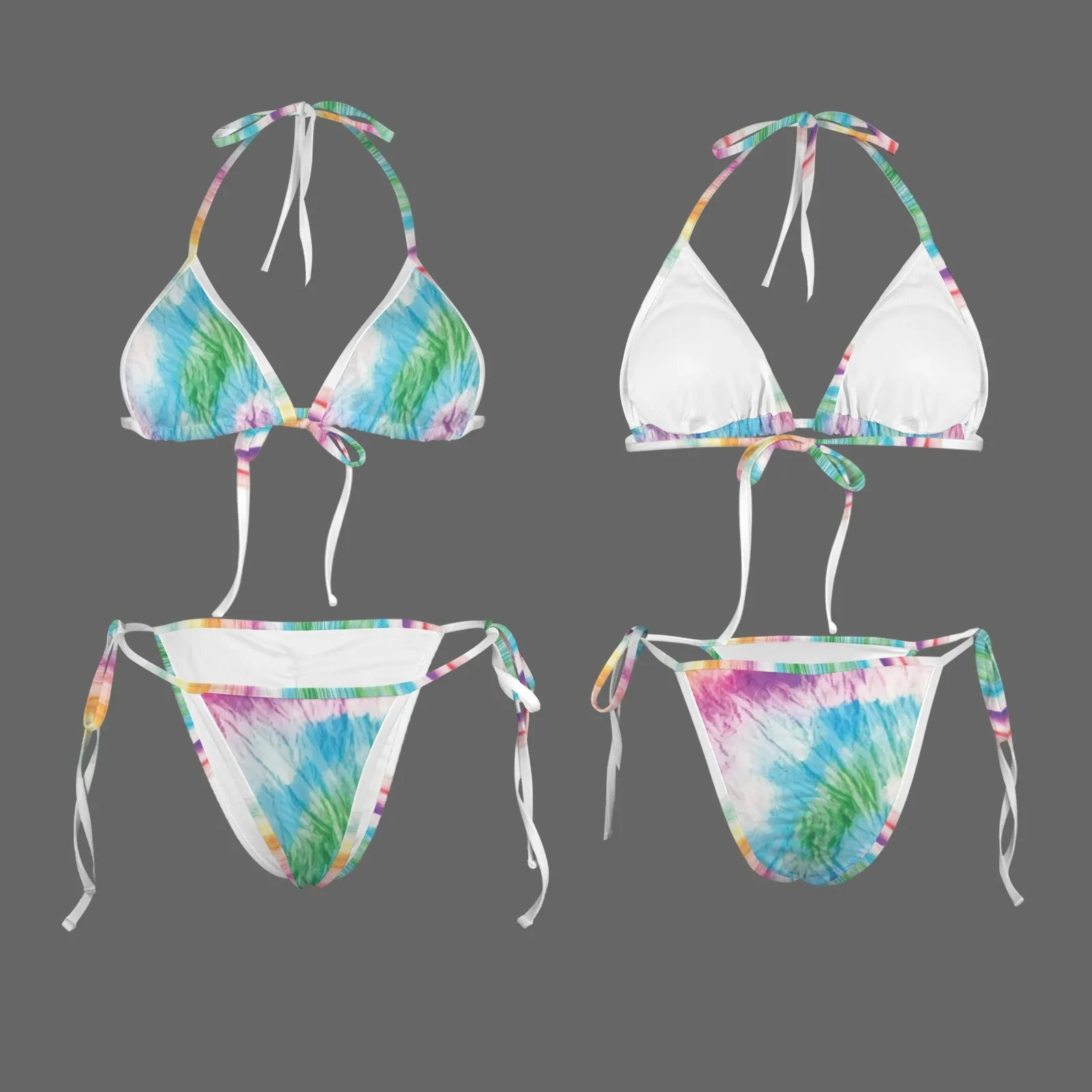 Halter String Triangle Bikini Sets