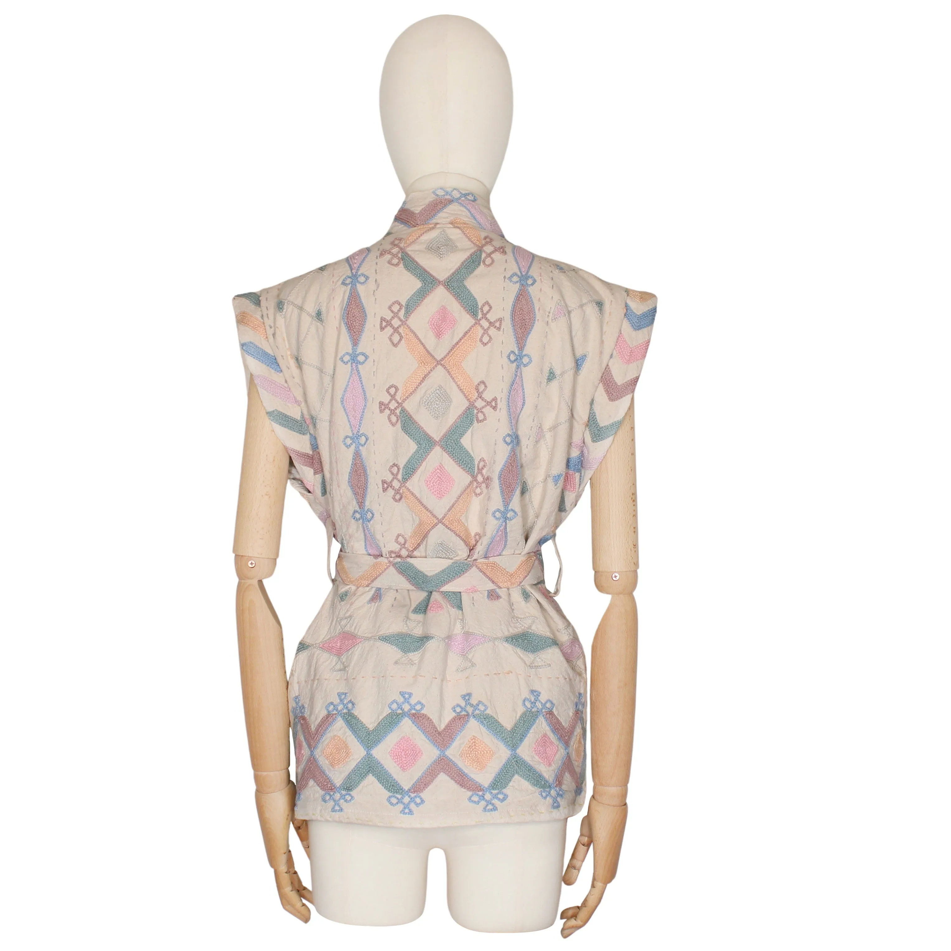 Hanmade Suzani Kantha Vest Two