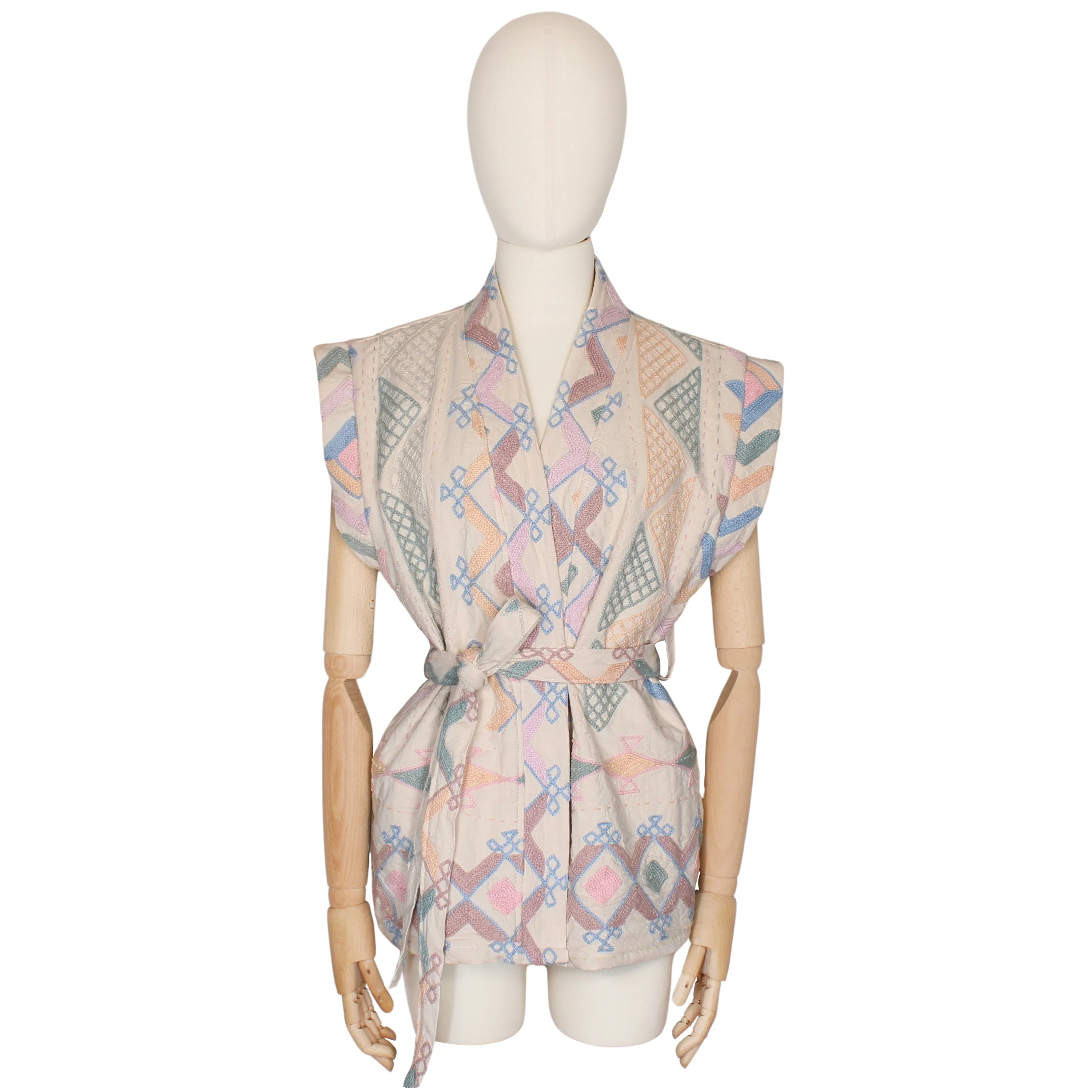 Hanmade Suzani Kantha Vest Two