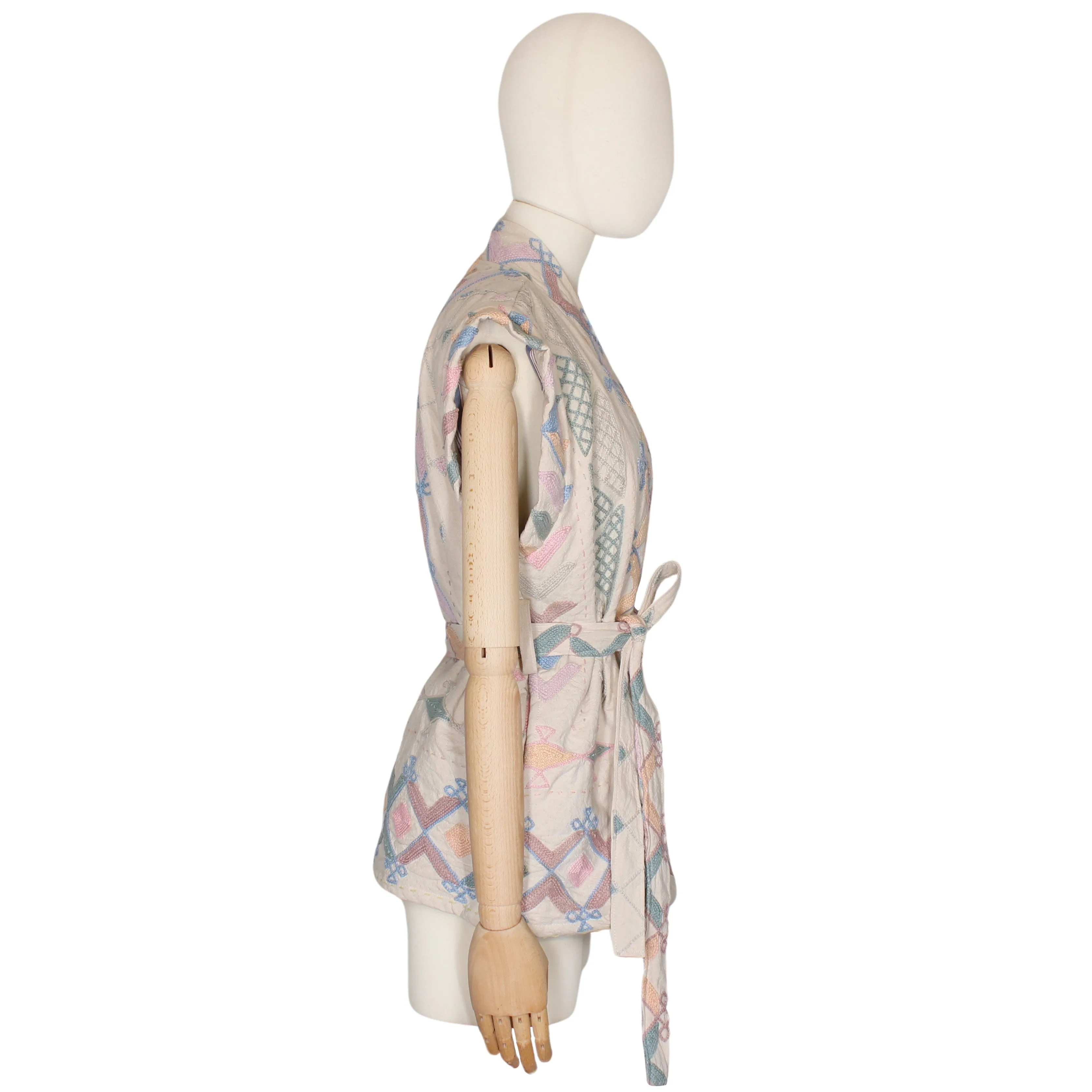 Hanmade Suzani Kantha Vest Two