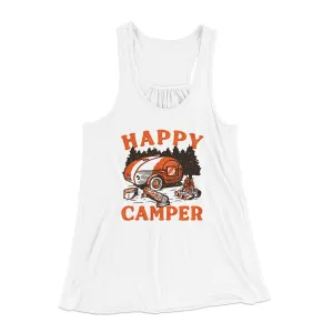 Happy Camper Women's Flowey Racerback Tank Top