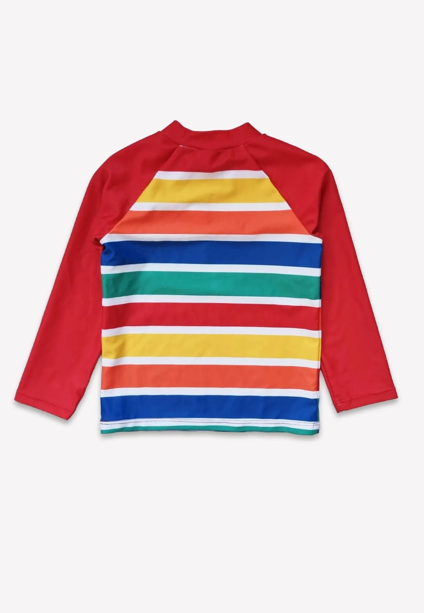 Happy Stripe Print Kids' Swim Rash Vest