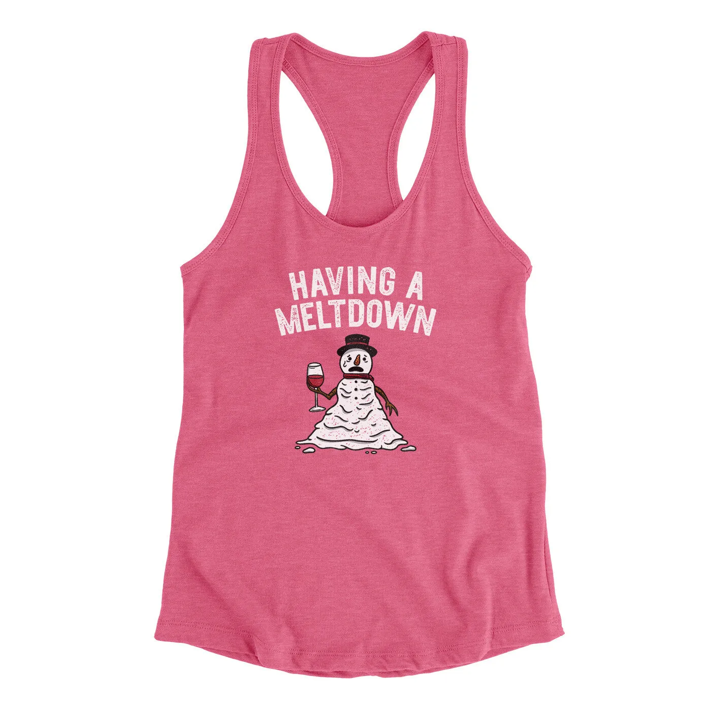 Having A Meltdown Women's Racerback Tank