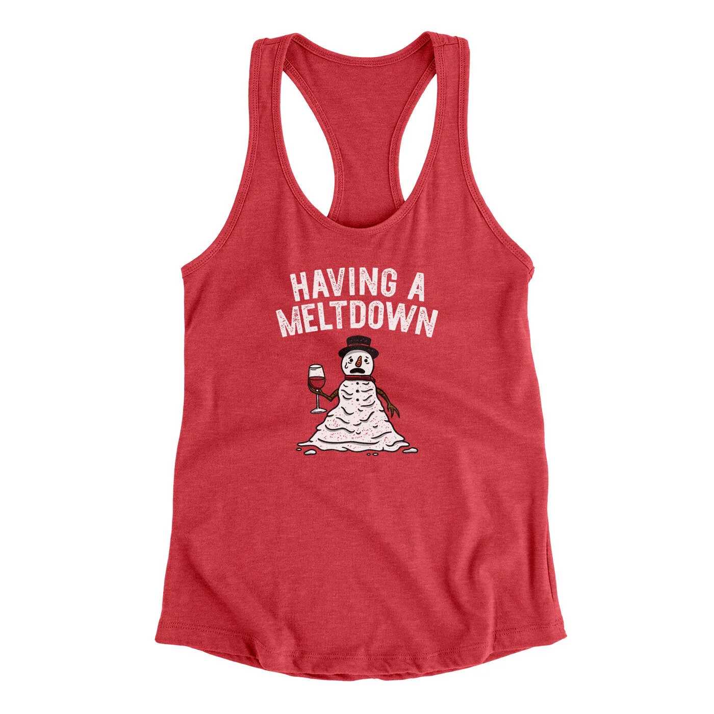 Having A Meltdown Women's Racerback Tank
