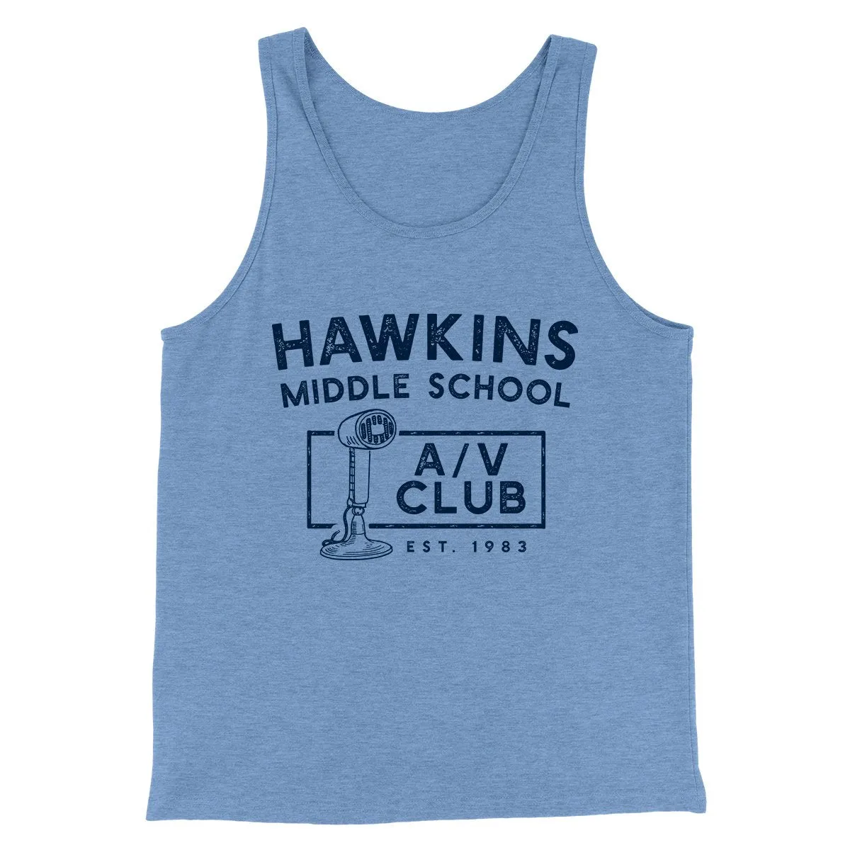 Hawkins Middle School A/V Club Men/Unisex Tank Top