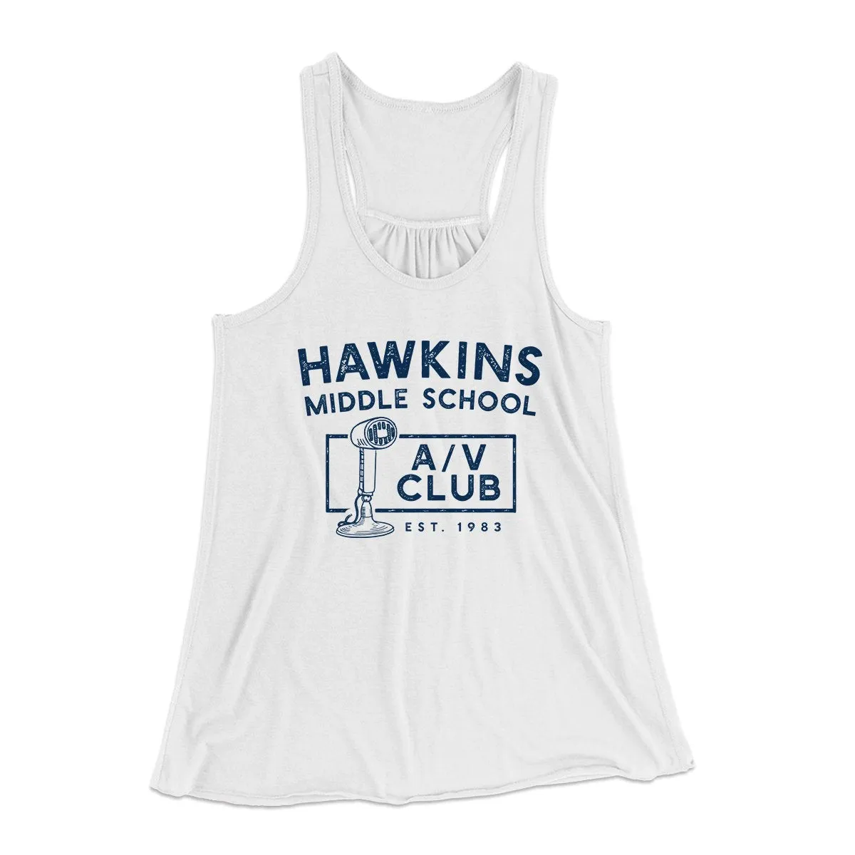 Hawkins Middle School A/V Club Women's Flowey Tank Top