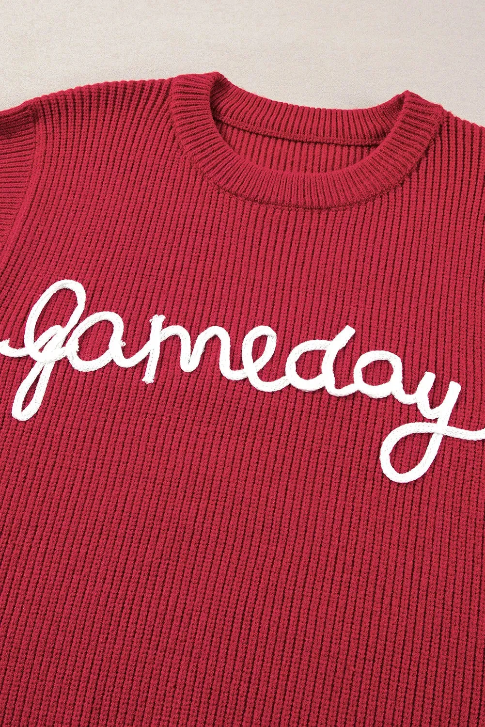 Hazel Blues® |  GAME DAY Round Neck Sweater Vest