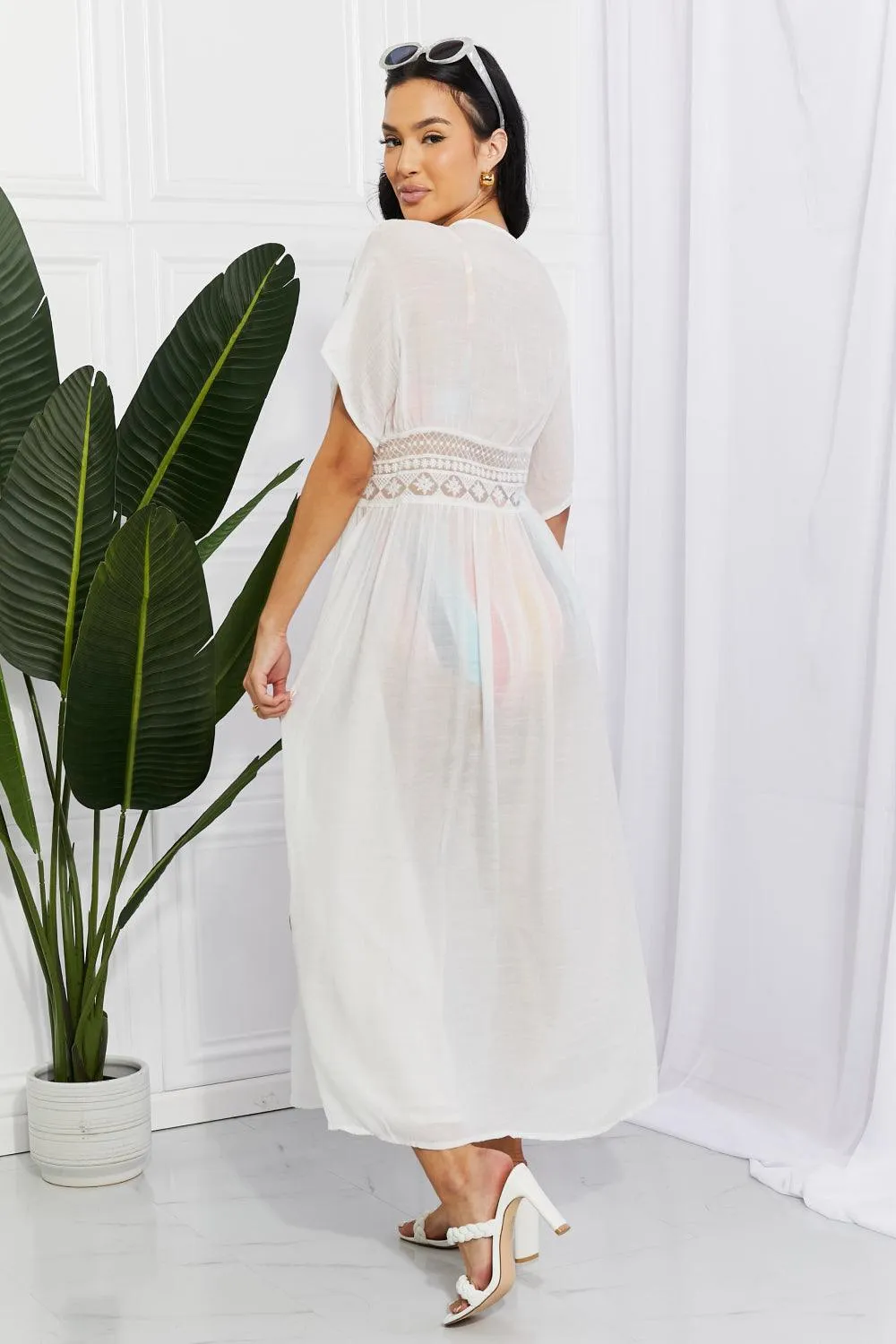 Hazel Blues® | Sun Goddess Tied Maxi Cover-Up